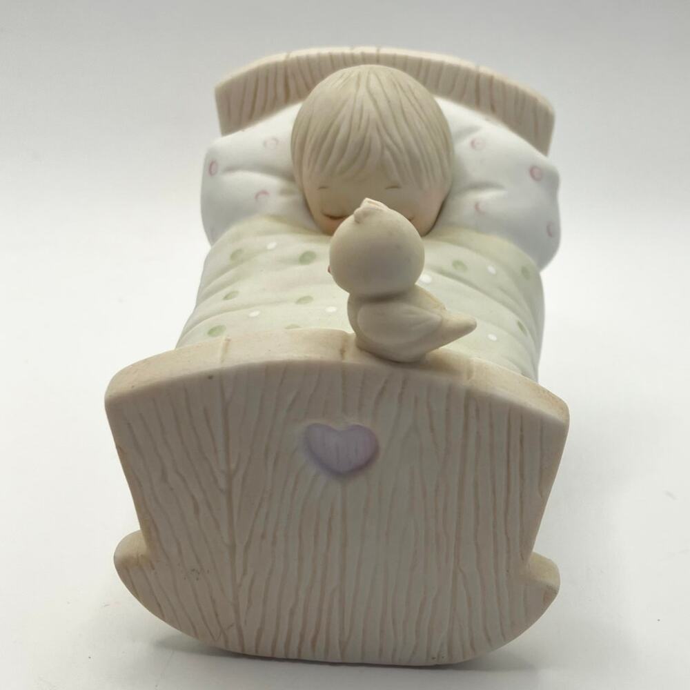Vintage Jonathan & David Enesco Sleeping Child Figurine “Blessed Are Pure”‎ - Picture 2 of 7